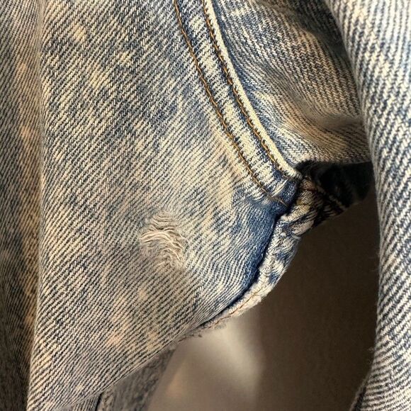 Vintage Levi's 761 Acid Wash Jeans High Waist Straight Leg 80s 90s Grunge 32x31 - Picture 8 of 10